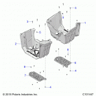 SPORTSMAN 850 EPS 48 Body, footwells - a21sxe85a9  /  af  /  ap  /  ca9...