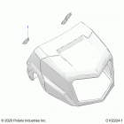 SPORTSMAN 570 UTILITY EPS (A21SEJ57A1/A3/A5/B1/B3/B5) Body, headlight pod, plugs - a21sej57a1  /  a3  / ...