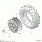 SPORTSMAN 850 EPS 48 Wheels, front - a21sxe85a9  /  af  /  ap  /  ca9  ...