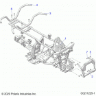 SPORTSMAN 450 HO EPS (A21SEE50A1/A5/CA1/CA5) Chassis, frame - a21see50a1  /  a5  /  ca1  /  ca5...