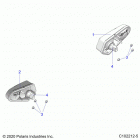 SPORTSMAN 450 HO UTILITY Electrical, taillamps - a20seg50a1  /  a5  /  ca1 ...