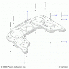 SPORTSMAN 450 HO EPS (A21SEE50A1/A5/CA1/CA5) Body, rear rack - a21see50a1  /  a5  /  ca1  /  ca...