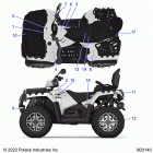 SPORTSMAN XP Body, decals - a20sye95ad  /  cad (900140-01)