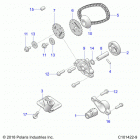 SPORTSMAN 450 HO EPS (A21SEE50A1/A5/CA1/CA5) Engine, oil pump - a21see50a1  /  a5  /  ca1  /  c...