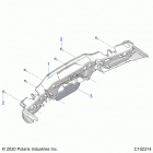 SPORTSMAN XP 1000 55 Body, rear bumper - a21sle95fg  /  s95cg  /  s95fg...