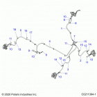 SPORTSMAN 450 HO EPS (A21SEE50A1/A5/CA1/CA5) Brakes, brake lines - a21see50a1  /  a5  /  ca1  /...