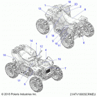 SCRAMBLER XP 1000 55 Body, decals - a21sge95fk  /  s95ck  /  s95fk (21a...