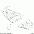 SPORTSMAN 850 EPS 48 Body, skid plates - a21sxe85a9  /  af  /  ap  /  c...