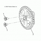OUTLAW 110 Engine, oil pump - a20yak11b7  /  b6  /  n7  /  n6...