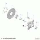 OUTLAW 70 (A21HBB07A3/A7/B3/B7) Wheels, front hub and brake disk - a21hbb07a3  /  ...