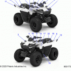 OUTLAW 70 (A21HBB07A3/A7/B3/B7) Body, decals  /  reflectors - a21hbb07a3  /  a7  /...