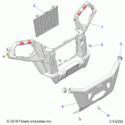 SCRAMBLER XP Body, front bumper - a21sge95fk  /  s95ck  /  s95f...