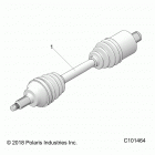 SPORTSMAN XP 1000 55 Drive train, drive shaft, rear - a21sle95fg  /  s9...