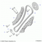 SPORTSMAN 450 HO EPS (A21SEE50A1/A5/CA1/CA5) Engine, cam chain and sprocket - a21see50a1  /  a5...