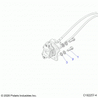 SPORTSMAN 570 TOURING EPS TRACTOR (A21SDS57C4) Brakes, brake caliper, rear, mounting - a21sds57c4...