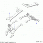 SPORTSMAN XP 1000 HUNTER EDITION (A21SXD95A9) Suspension, rear control arms - a21sxd95a9 (c02113...