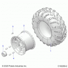 SPORTSMAN 570 TRAIL PACKAGE (A21SEZ57AM/AN/BM/BN) Wheels, rear tire - a21sez57am  /  an  /  bm  /  b...