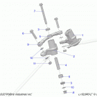 SCRAMBLER XP 1000 55 Steering, idlers and links - a20sge95ak (c102340-2...