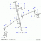OUTLAW 70 (A21HBB07A3/A7/B3/B7) Steering, steering post and tie rod asm - a21hbb07...