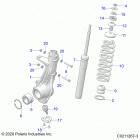 SPORTSMAN 450 HO EPS (A21SEE50A1/A5/CA1/CA5) Suspension, front strut - a21see50a1  /  a5  /  ca...
