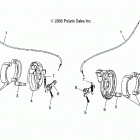 OUTLAW 110 Brakes, front - a20yak11b7  /  b6  /  n7  /  n6 (4...