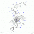 SPORTSMAN XP 1000 55 Body, rear rack - a21sle95fg (c102197)