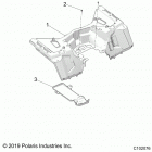 SPORTSMAN XP 1000 55 Body, rear cab - a21sle95fg  /  s95cg  /  s95fg (c...