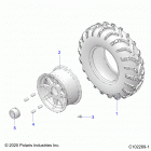 SPORTSMAN 570 TRAIL PACKAGE (A21SEZ57AM/AN/BM/BN) Wheels, front tire - a21sez57am  /  an  /  bm  /  ...