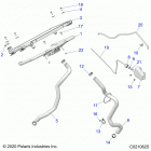 SPORTSMAN 850 HIGH LIFTER (A21SXN85A4) Engine, cooling system, radiator - a21sxn85a4 (c02...