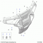 ACE 150 EFI MD WHITE Body, bumper, front - a20hab15n2 (c101852)