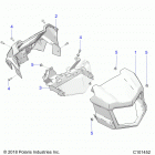 SPORTSMAN 850 EPS 48 Body, headlight pod - a21sxe85a9  /  af  /  ap  / ...