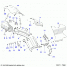 SPORTSMAN 570 HUNTER PACKAGE (A21SHD57A9) Engine, exhaust - a21shd57a9 (c0211234-1)