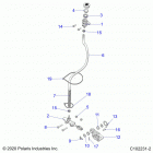 SPORTSMAN 570 TOURING (A21SDA57A5) Brakes, brake pedal and master cylinder - a21sda57...