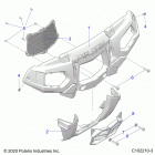 SPORTSMAN 850 HIGH LIFTER Body, front bumper and mounting - a20sxn85a8  /  c...
