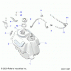 SPORTSMAN 570 UTILITY (A21SEG57A1/A3/A5) Body, fuel tank asm. - a21seg57a1  /  a3  /  a5 (c...