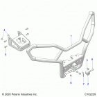SPORTSMAN 570 UTILITY (A21SEG57A1/A3/A5) Body, front bumper, utility - a21seg57a1  /  a3  /...