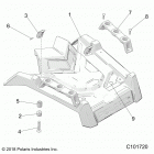 SCRAMBLER 1000XP 55 Body, front rack - a20sge95ak (c101720)