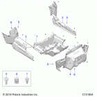 ACE 150 EFI MD WHITE Body, floor and rocker panels - a20hab15n2 (c10185...