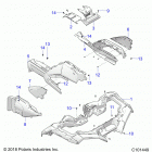 SPORTSMAN XP 1000 48 Body, front cab - a20sxe95kl  /  kr (c101449)