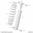 SPORTSMAN 850 HIGH LIFTER Suspension, shock, front - a20sxn85a8  /  ca8 (c10...