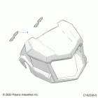 SPORTSMAN 850 EPS 48 Body, headlight pod, plugs - a21sxe85a9  /  af  / ...
