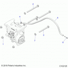 SCRAMBLER 850 48 Drive train, gearcase mounting, rear - a20sva85a3 ...