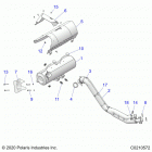 SPORTSMAN 850 HIGH LIFTER (A21SXN85A4) Engine, exhaust - a21sxn85a4 (c0210572)