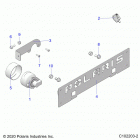 SPORTSMAN XP 1000 55 Electrical, fog lamp and front registration plate ...