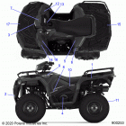 SPORTSMAN 450 HO EPS (A21SEE50A1/A5/CA1/CA5) Body, decals - a21see50a1  /  a5  /  ca1  /  ca5 (...