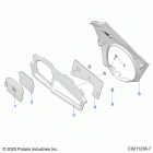 SPORTSMAN 450 HO EPS (A21SEE50A1/A5/CA1/CA5) Body, close off panel and access panel - a21see50a...