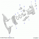 SCRAMBLER XP 1000 55 Brakes, front caliper - a21sge95fk  /  s95ck  /  s...