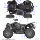 SCRAMBLER XP 1000 55 Body, decals - a20sge95ak (900150-01)
