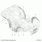 SPORTSMAN 850 EPS 48 Body, fender flares - a21sxe85a9  /  af  /  ap  / ...
