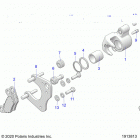 SPORTSMAN 450 HO EPS (A21SEE50A1/A5/CA1/CA5) Brakes, front caliper - a21see50a1  /  a5  /  ca1 ...